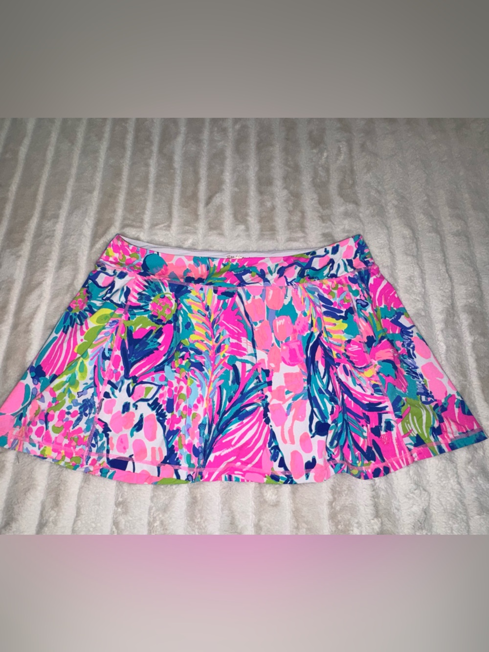 Lilly Pulitzer LOT of 4 Colorful Luxletic Vibrant Resort Beach Skorts, sz XL - Picture 8 of 11